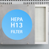 H13 HEPA filter 99,95% 